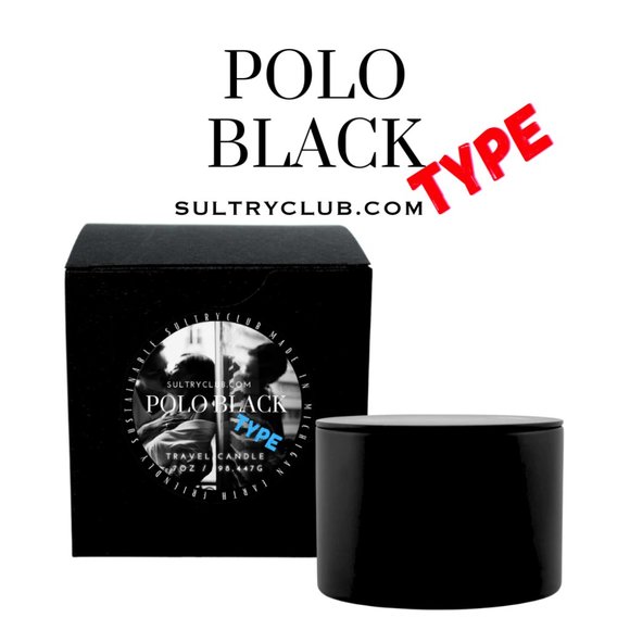 POLO BLACK TYPE TRAVEL CANDLE/SULTRY MELTS - Picture 2 of 4
